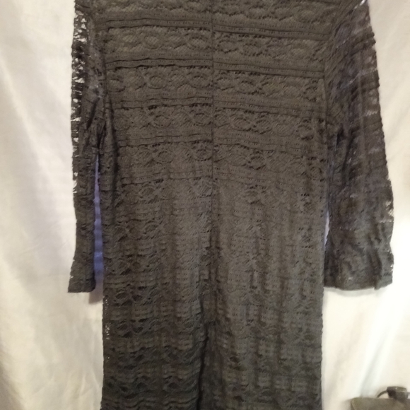 Cal style black mesh above the knee dress - Picture 3 of 5